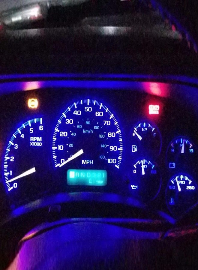 Partsam 10PCS Blue T4.7 Instrument Panel LED Light Gauge Cluster Bulbs Dashboard Indicator Lamp Repair Kit Compatible with Silverado Suburban Tahoe Trailblazer Yukon 2003 2004 2005 2006 - Image 4
